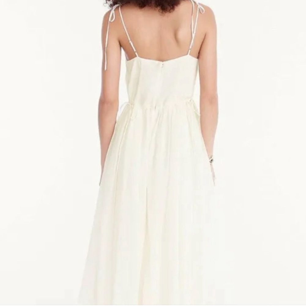 Scoopneck dress in ramie